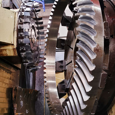 Gleason System Gear Grinding Spiral Bevel Gears 30 โมดูลขนาดใหญ่