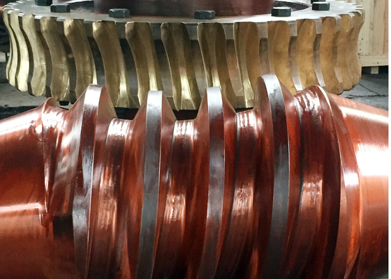 Custom Made OEM ZCuAl10Fe3 Worm Shaft และ Worm Gear Set สําหรับการใช้งานที่มีประสิทธิภาพสูง