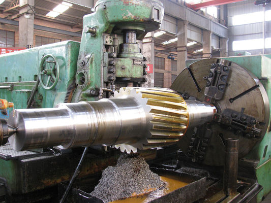 อะไหล่เกียร์ส่งกำลัง เฟืองเกลียวขับหลักด้านซ้าย 14 โมดูล เพลา พร้อมความแข็ง 58-62 HRC