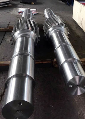 เครื่องยนต์บดเครื่องยนต์สับไฮลิคัล แบรนด์ชัฟต์ 17CrNiMo6 Steel Gearbox Output Shaft