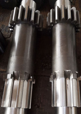 ตัวลดความเร็วของกระปุกเกียร์เดือยเพลาเฟืองเฟืองพร้อม Splines ด้านตรง