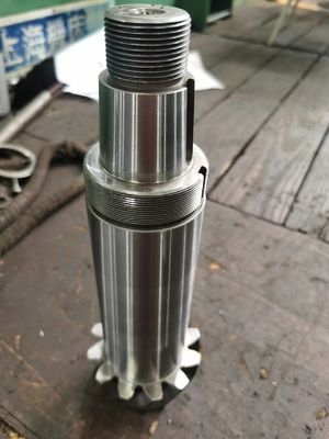 SAE 4320 Steel Spiral Bevel Gear Shaft Helix 7 โมดูล 12T มุม 35 °