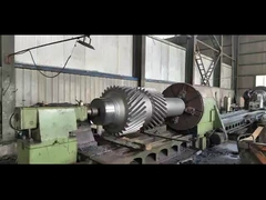 Steel Double Helical Gears สำหรับเครื่องจักรอุตสาหกรรมระยะทางศูนย์ที่กำหนดเอง 10.0