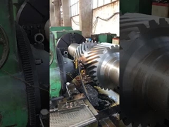 17CrNiMo6 Herringbone เกียร์หมุนสับสอง DP 6.35 สําหรับเครื่องลดเกียร์