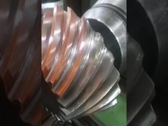 มือขวา Spiral Bevel Gear Shaft 6.5 โมดูล 503 มม ความยาว