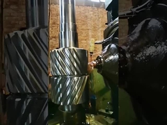 SAE 4340 สแตนเลส DP 1.5 24T หมุนหมุนสับไส้สองตัว สําหรับการใช้งานหนัก