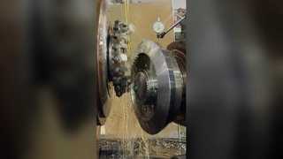 การเจียรเฟืองเอียงแบบเกลียวหลังการรักษาความร้อน